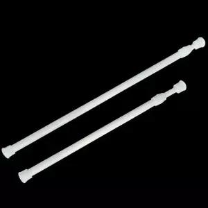 길이조절 압축봉 커튼 블라인드 미니 다용도 못없는 조절 수납 부엌 욕실 거실 막대 클립