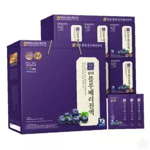 블루베리 농축액 스틱 파우치 간편 섭취 눈 안토시아닌 항산화 영양 보충 음료