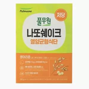 풀무원 나또 쉐이크 병아리콩 280g 혼밥 식단 부모님 건강식 아침대용