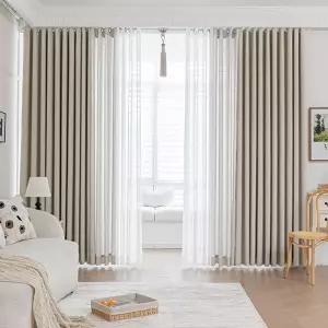 (방송에서만 3세트) 지나송 어반 이중암막커튼 풀패키지 대형