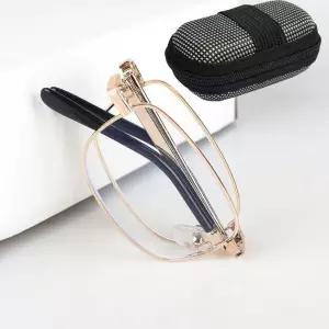 3단 접이식 돋보기 안경테 2종 색상 확대경 노안용 휴대용