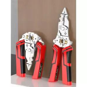 최신 휴대용 와이어 전선 스트리퍼 측정 델릭시 전선탈피기 다기능 집게 전기펜 접이식