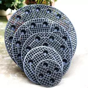 요술 화분 밑판(배수판) 원형 바닥 50cm 10개 마술 홀더 대형 분갈이 조경