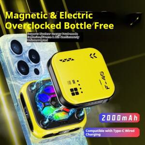 신형 F40 폰 쿨러 AI 스마트 온도 제어 반도체 냉각 및 외장 배터리