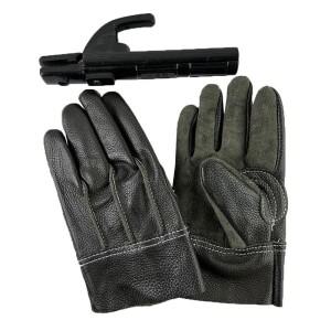 야외 보호 장갑 소가죽 단열 절단 방지 가시 방지 캠핑 등산 원예 가지치기 용접