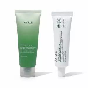 (어성초 트러블 집중케어 세트) 아누아 쿼세티놀 모공 딥 클렌징폼 + 센텔라 레드스팟 크림