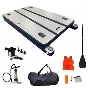 민물낚시 좌대 보트형 수상 마그마 평판 배 플로트 에어매트 받침틀