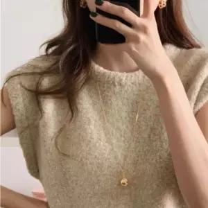 롱  클래식 골드앤실버볼 목걸이