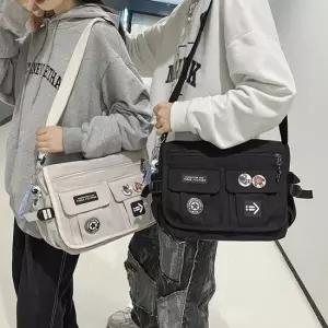 투포켓 수납 가방 다용도 오거나이저 파우치 케이스 2칸 구조 대학생크로스백 바디백