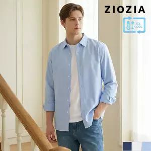 [지오지아] 스탠다드핏 린넨 솔리드 긴팔 셔츠 (ABE2WC1103_A)