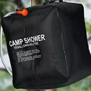 캠핑 차박 태양열 온수 샤워기 접이식 물주머니 야외 워터백 40L 저그