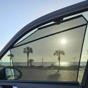 차량 햇빛가리개 메쉬 롤 커튼 자동차 유리 창문 차광막 운전석 썬블럭 썬바이저