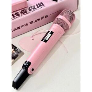 마이크 커스텀마이크 강의 레드 무선 유튜브 노래방 가수 로즈 무대