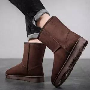 남성용 방한 워커 부츠 털안감 겨울용 방한화 발열