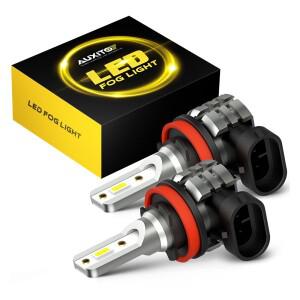 AUXITO 9005 HB3 LED 안개등 9006 H11H8 LED 전구, 포드 쿠가 2018 2017 2016 2015 포커스 몬데오 익스플로