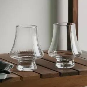 리홀 꼬냑잔 유리 잔 위스키 브랜디 퍼널형