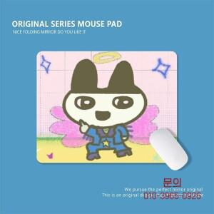 다마고치 카와이 PU 가죽 마우스 패드 | 키보드 및 게임용 작고 귀여운 사무실 책상 매트 창의적인 만화 학