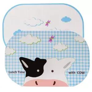 아동용 식탁매트 블루카우 캐릭터 양면사용 키