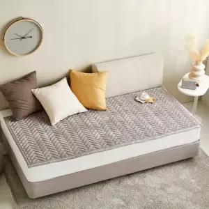 도톰해진 말랑한 헤링본 돌쇼파 전용패드 모던그레이