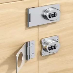 번호키 자물쇠 경첩 도어락 화장실 잠경첩 금장치 문고리금 비밀 빗장걸이 서랍금장치 걸쇠 보조금장치 사