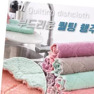 주방행주 부드러운 퀄팅 행주 극세사 양면 요술
