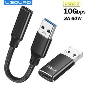 USB to Type C 케이블 변환기 OTG 어댑터 수 유형 A-암 10Gbps U 디스크 하드 드라이브 노트북 전화 Carpla