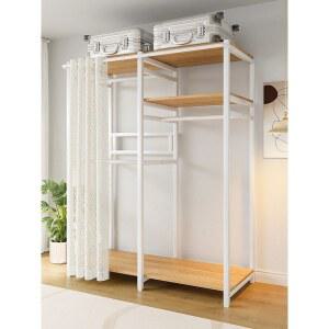 조립식 선반 코너 옷장 미니 서락 객실 자취템 코트랙 스크린 고정식 사이드 프로