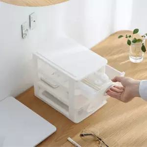 정리수납함 타우민 투명 서랍장 3단