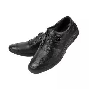 [패션] 와이어 다이얼 캐주얼 구두 블랙 남성용 미끄럼방지 가벼운 푹신한 쿠션감