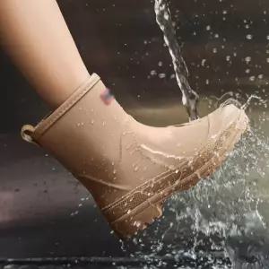 여성 키높이 장화 장마철 논슬립 여성 장화 키높이 데일리 가벼운 여름 패션 활동성 미끄럼 방지