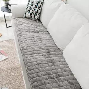 극세사 쇼파 패드 부드러운 따뜻한 4인용 밍크 쇼파 패드 거실 겨울 침대형