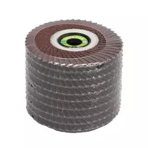 현이몰 해바라기 휠 페이퍼 4인치 80방 그라인더 사포 사포날 그라인더날 날개사포 샌딩사포 사포페이퍼