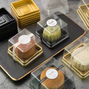 쿠키 화과자 케이스 떡 포장용기 찹쌀떡 떡포장용기 답례품 디저트 투명 떡상자