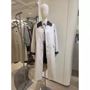 [ZOOC](타임스퀘어점패션관)래글런 코듀로이 카라 트렌치코트 Z254MSI001