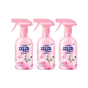 피죤 스프레이 섬유탈취제 핑크로즈 [포켓몬 에디션] 430ml, 3개