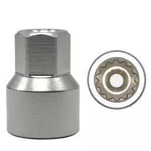 포르쉐 폭스바겐 투레그 파나메라/카이엔/마칸/카이만/SUV용 JEUL ABC-50 14Pt 외부 링 4mm 휠 잠금 너트