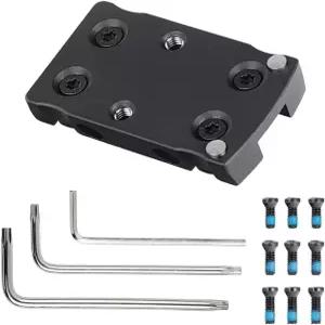 오훈트 유니버설 리브 마운트 컴팩트 도트 옵틱 스틸 장착 플레이트 트라이지콘 RMR/SRO/홀로선