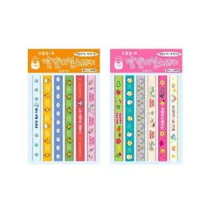 부활절계란포장지 경지사 비닐띠스티커 디자인2종랜덤 5매1세트 부활절포장용품 부활절달걀포장지