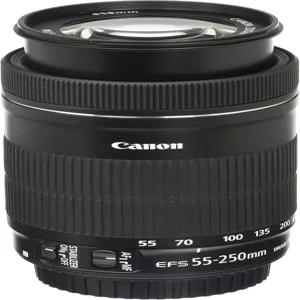 캐논 EF-S 55-250mm F4-5.6은 STM 망원 블랙입니다