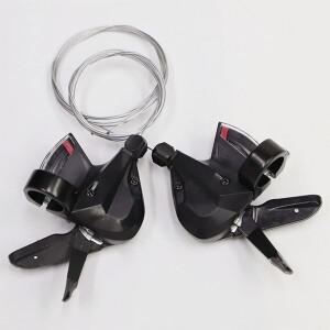 MTB 자전거 기어 브레이크 레버 세트 시프터 시프트 38 Shimano 변속기 핑거 피벗 용 속도 케이블