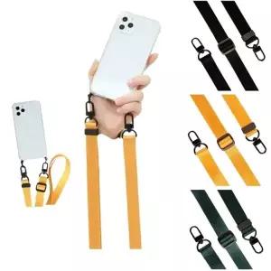 BM1 갤럭시 S26플러스 케이스 SM-S947N 투명 방탄 블랙링 실리콘 + 면납작 목걸이 줄 스트랩 젤리