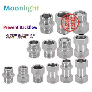 1Pcs 남성 스레드 황동 체크 밸브 1/2 3/4 BSP 물 온수기 화장실 파이프 용 편도 비 반환