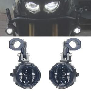 범용 바이크 오토바이 헤드 라이트 led 프로젝터 렌즈 모토 램프 안개등 운전 조명 보조 스포트라이트.