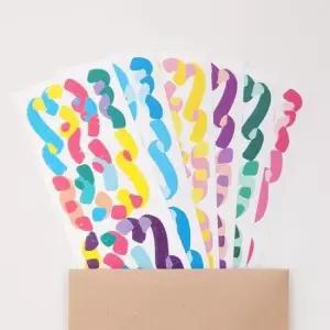 [문구] 달페이퍼 컬러컨페티 스티커팩 사무용품