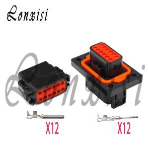 1/5/10/20 세트 1-2303064-1 남성 여성 커넥터 DTM04-12PA-L012 방수 플러그 1-2303064-2 DTM04-12PB-L012
