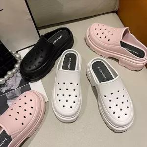 하루소소) 리퍼 상품 통굽 블로퍼 경량 키높이 슬리퍼 EVA 소재