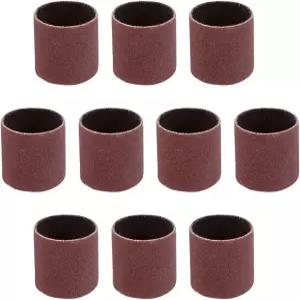 uxcell 1인치 x 샌딩 슬리브 240 그리츠 밴드 드럼 10개