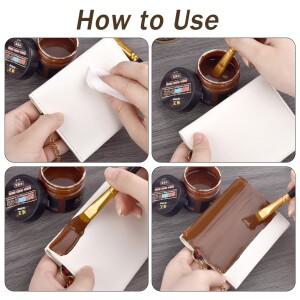 50g 가죽 수리 페인트 색소 DIY 식물성  신발 운동화 가방 소파 자동차 시트 공예 염료