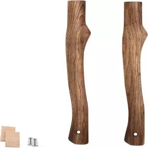 DWFKHT 15.7인치 손도끼용 너도밤나무 도끼 자루 교체용 (2개입) 캠핑용 및 손도끼 교체품