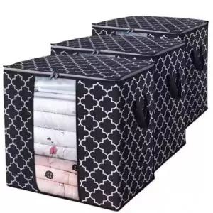 [생활] 이불 정리함 패브릭 수납 박스 옷장 정리 보관용